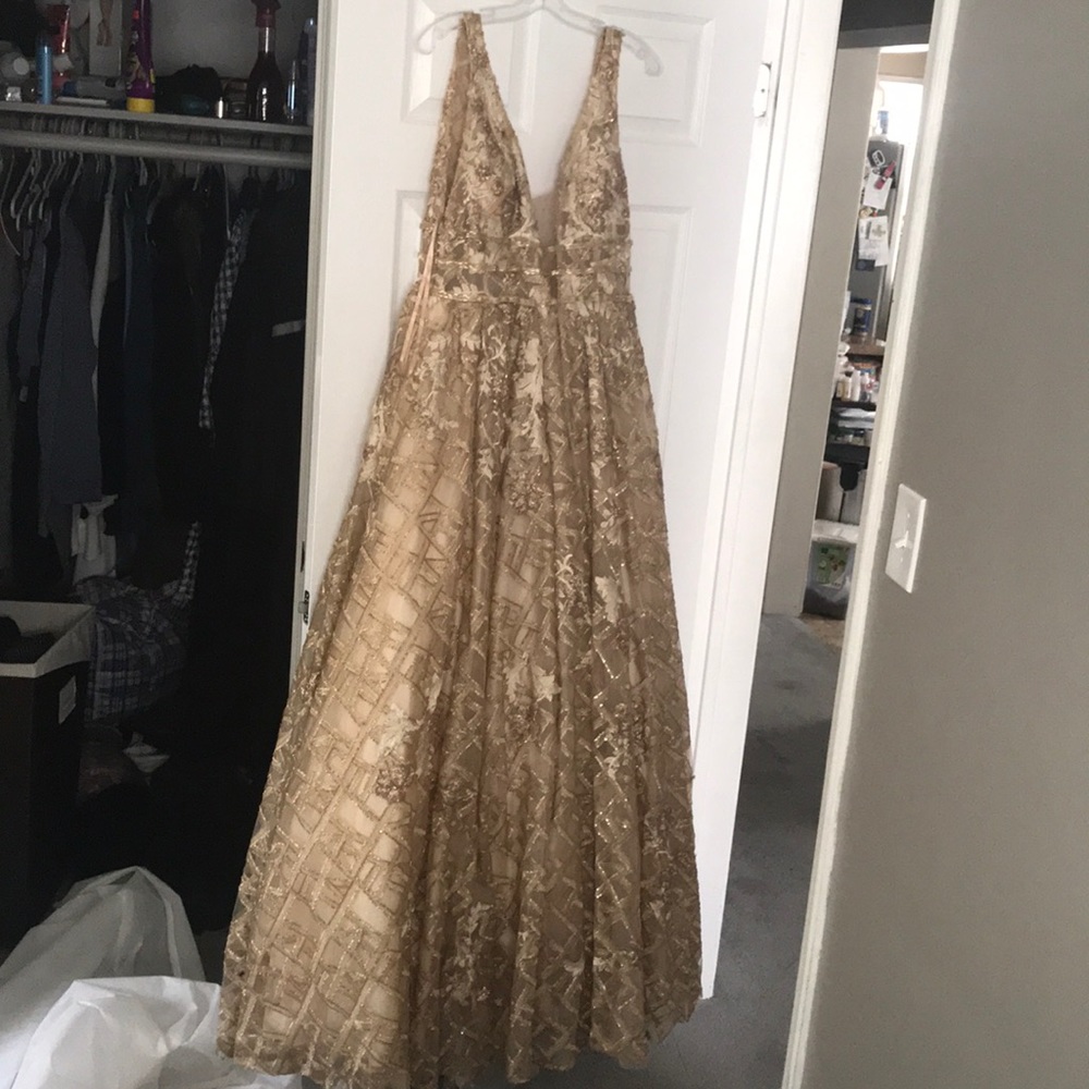 Gold Prom Dress